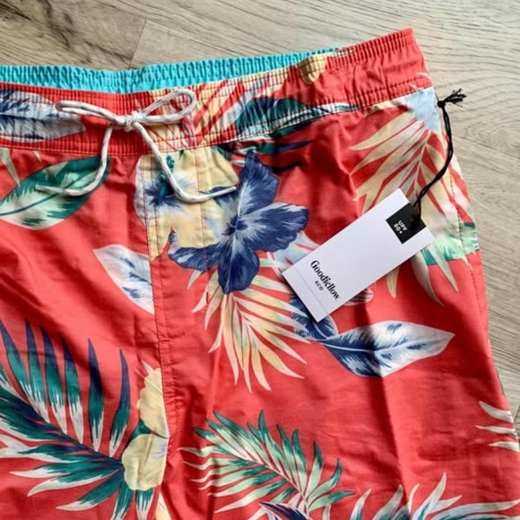 Goodfellow & Co Other - NWT | Goodfellow & Co. | Tropical Floral Swim Shorts | Men Swim Trunks | Medium